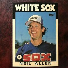 Neil Allen Baseball Cards 1986 Topps Traded Tiffany Prices