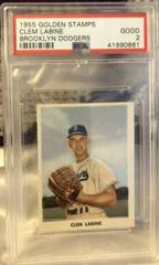 Clem Labine [Brooklyn Dodgers] Baseball Cards 1955 Golden Stamps Prices
