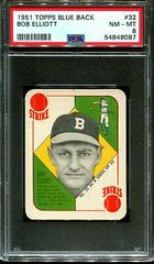 Bob Elliott #32 Baseball Cards 1951 Topps Blue Back Prices