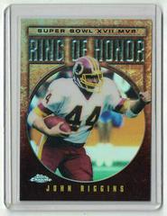 John Riggins [Refractor] Football Cards 2002 Topps Chrome Ring of Honor Prices