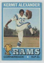 Kermit Alexander Football Cards 1971 Topps Prices
