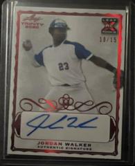 Jordan Walker [Red] #A-JW1 Baseball Cards 2020 Leaf Trinity Autographs Prices