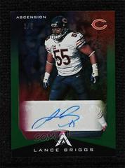 Lance Briggs [Green] #ASC-LBR Football Cards 2021 Panini Chronicles Ascension Autographs Prices