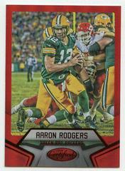 Aaron Rodgers [Mirror Red] #4 Football Cards 2016 Panini Certified Prices