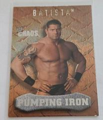 Batista #89 Wrestling Cards 2004 Fleer WWE Chaos Prices