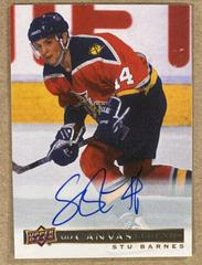 Stu Barnes [Autograph] #C-100 Hockey Cards 2020 SP Signature Edition Legends UD Canvas Prices