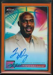 Tim Hardaway [Orange Refractor] #FA-TH Basketball Cards 2021 Topps Finest Autographs Prices