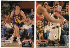 John Stockton #200 Basketball Cards 1992 Stadium Club Prices