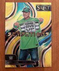 John Cena [Gold] #27 Wrestling Cards 2023 Panini Select WWE Sensations Prices
