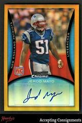 Jerod Mayo [Autograph Gold Refractor] Football Cards 2008 Bowman Chrome Prices