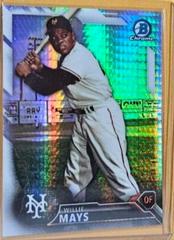 Willie Mays Baseball Cards 2016 Bowman Chrome National Refractors Prices
