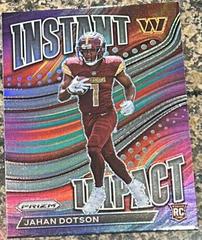 Jahan Dotson #II-9 Football Cards 2022 Panini Prizm Instant Impact Prices