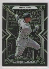 Aaron Judge [Green] #36 Baseball Cards 2022 Panini Chronicles Obsidian Prices
