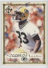 David Martin [Gold Framed] #128 Football Cards 2001 Pacific Private Stock Prices