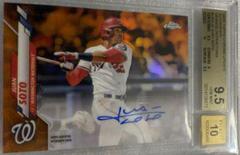 Juan Soto [Orange] #USA-JS Baseball Cards 2020 Topps Chrome Update Autographs Prices