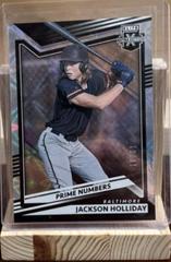 Jackson Holliday [Prime Numbers B] Baseball Cards 2022 Panini Elite Extra Edition Prices