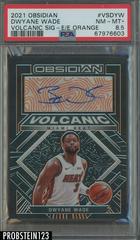 Dwyane Wade [Orange] Basketball Cards 2021 Panini Obsidian Volcanic Signatures Prices