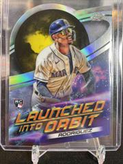 Julio Rodriguez #LIO-19 Baseball Cards 2022 Topps Cosmic Chrome Launched Into Orbit Prices