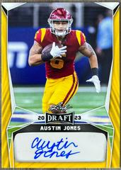Austin Jones [Gold] #BA-AJ2 Football Cards 2023 Leaf Draft Autographs Prices