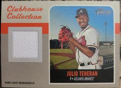 Julio Teheran #CCR-JT Baseball Cards 2019 Topps Heritage Clubhouse Collection Relics Prices