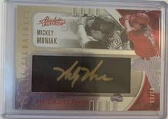 Mickey Moniak [Material Signature Gold] #135 Baseball Cards 2021 Panini Absolute Prices