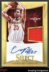 Chandler Parsons Jersey Autograph Prizm #265 Basketball Cards 2012 Panini Select Prices
