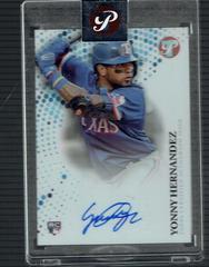 Yonny Hernandez [Refractor] #PA-RDE Baseball Cards 2022 Topps Pristine Autographs Prices