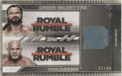 Drew McIntyre, Goldberg Wrestling Cards 2021 Topps WWE Undisputed Matchup Relics Prices