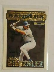 Juan Gonzalez Baseball Cards 1994 Topps Black Gold Prices