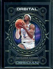 Shai Gilgeous Alexander [Yellow] #6 Basketball Cards 2022 Panini Obsidian Orbital Prices