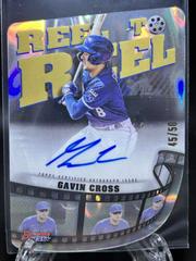 Gavin Cross [Lava] #RTR-GC Baseball Cards 2023 Bowman's Best Reel to Die Cut Autographs Prices