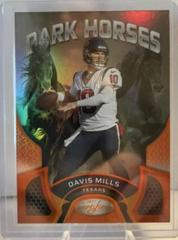 Davis Mills [Orange] #DH-15 Football Cards 2022 Panini Certified Dark Horses Prices