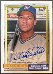 Gary Sheffield #72DB-GS Baseball Cards 2022 Topps Archives 1992 MLB Debut Autographs Prices
