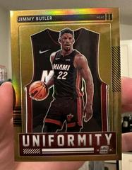 Jimmy Butler [Gold] Basketball Cards 2021 Panini Contenders Optic Uniformity Prices
