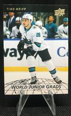 Timo Meier [Gold] #WG-14 Hockey Cards 2022 Upper Deck World Junior Grads Prices