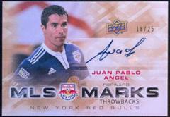 Juan Pablo Angel Soccer Cards 2012 Upper Deck MLS Marks Prices