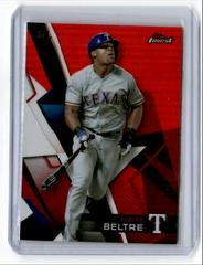Adrian Beltre [Red Refractor] #51 Baseball Cards 2018 Topps Finest Prices