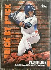 Pedro Leon [Orange] #BB-20 Baseball Cards 2022 Topps Pro Debut Brick by Brick Prices