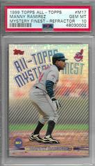 Manny Ramirez [Refractor] #M17 Baseball Cards 1999 Topps All Mystery Finest Prices