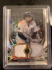 Miguel Cabrera #DR-MC Baseball Cards 2023 Topps Tribute Dual Relics Prices