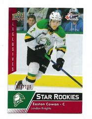 Easton Cowan [Exclusives] #379 Hockey Cards 2022 Upper Deck CHL Prices