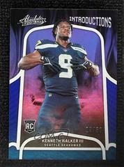 Kenneth Walker III [Spectrum Blue] Football Cards 2022 Panini Absolute Introductions Prices