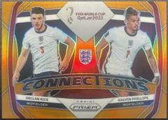 Declan Rice, Kalvin Phillips [Orange] #12 Soccer Cards 2022 Panini Prizm World Cup Connections Prices