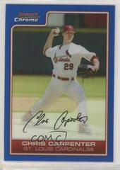 Chris Carpenter [Orange Refractor] #44 Baseball Cards 2006 Bowman Chrome Prices