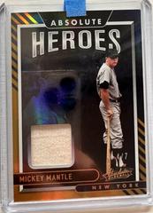 Mickey Mantle [Spectrum Gold] #AHM-MM Baseball Cards 2022 Panini Absolute Heroes Memorabilia Prices