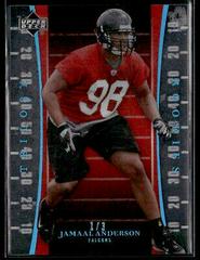 Jamaal Anderson [Platinum] #149 Football Cards 2007 Upper Deck Trilogy Prices