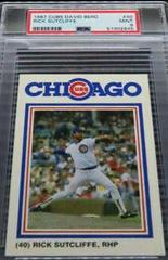 Rick Sutcliffe #40 Baseball Cards 1987 Cubs David Berg Prices