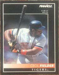 Cecil Fielder #4 Baseball Cards 1992 Pinnacle Prices