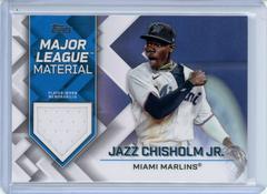 Jazz Chisholm Jr. #MLM-JC Baseball Cards 2022 Topps Update Major League Material Relics Prices