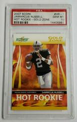 JaMarcus Russell [Gold Zone] Football Cards 2007 Panini Score Hot Rookie Prices